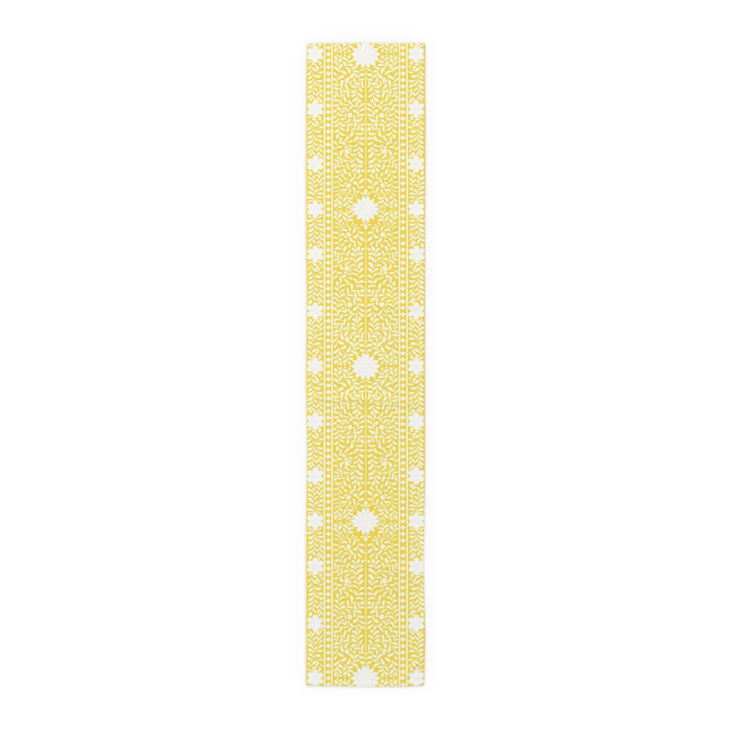 Yellow Bone Inlay Table Runner