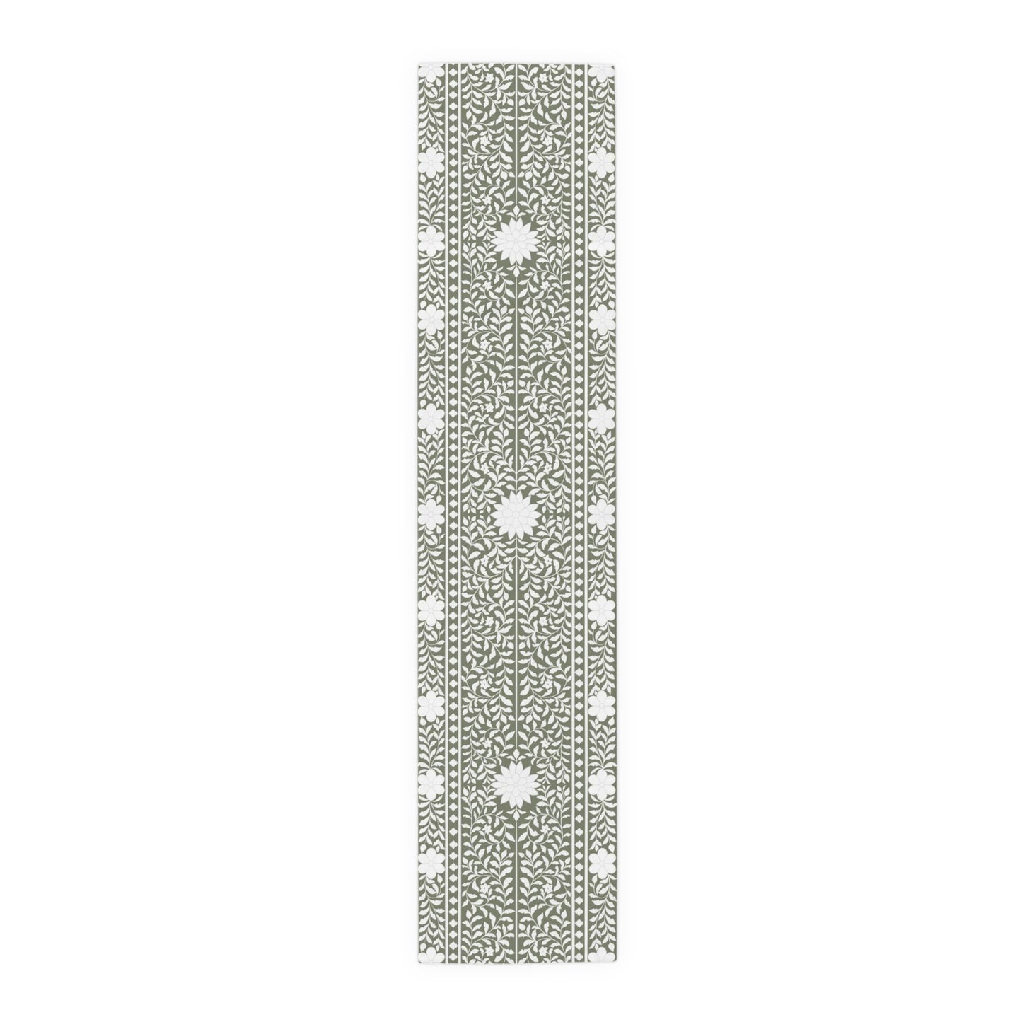 Olive Bone Inlay Table Runner