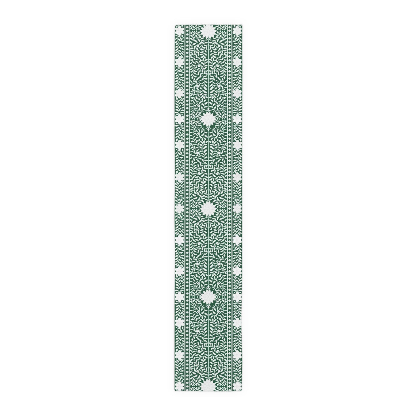 Emerald Bone Inlay Table Runner