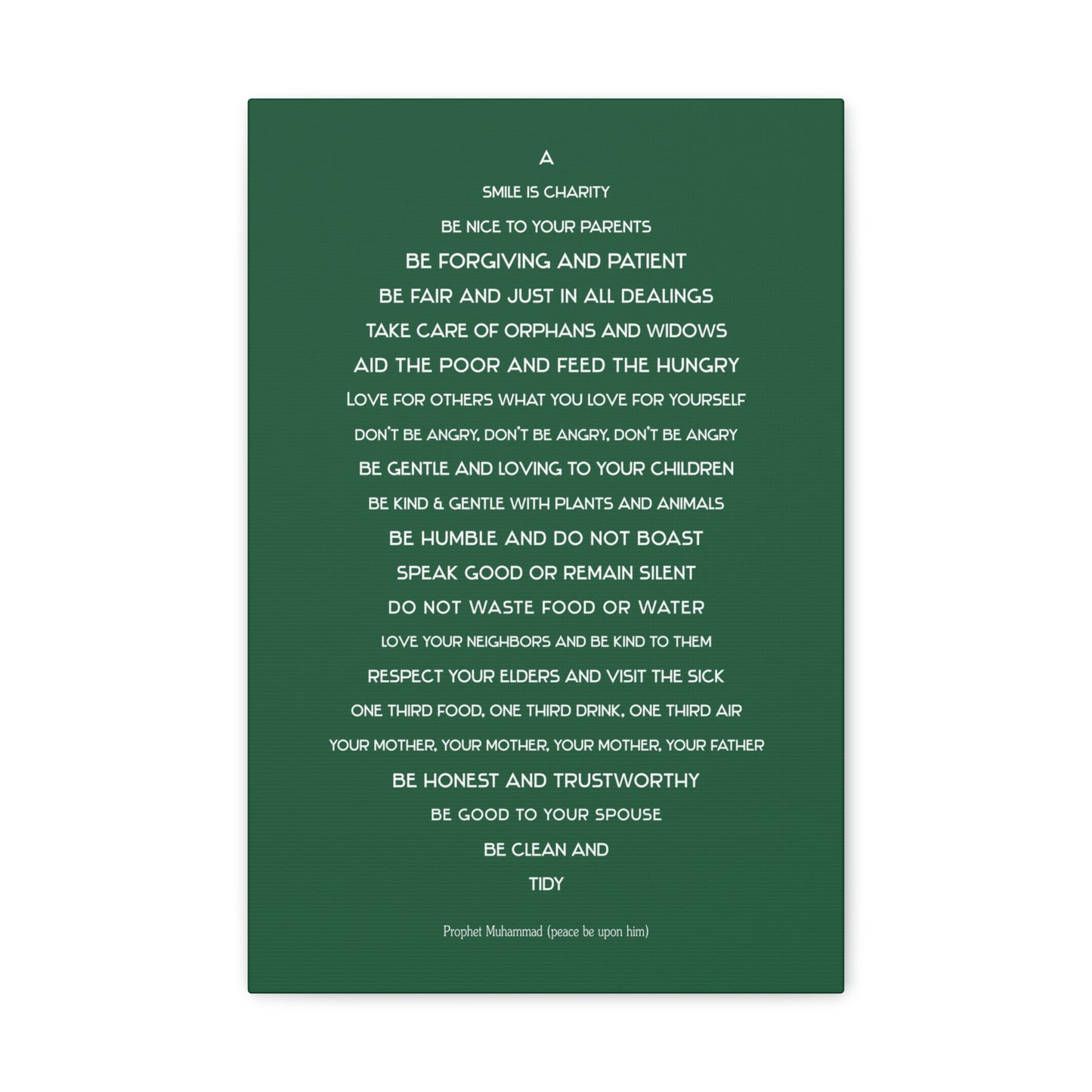 Follow Muhammad Print