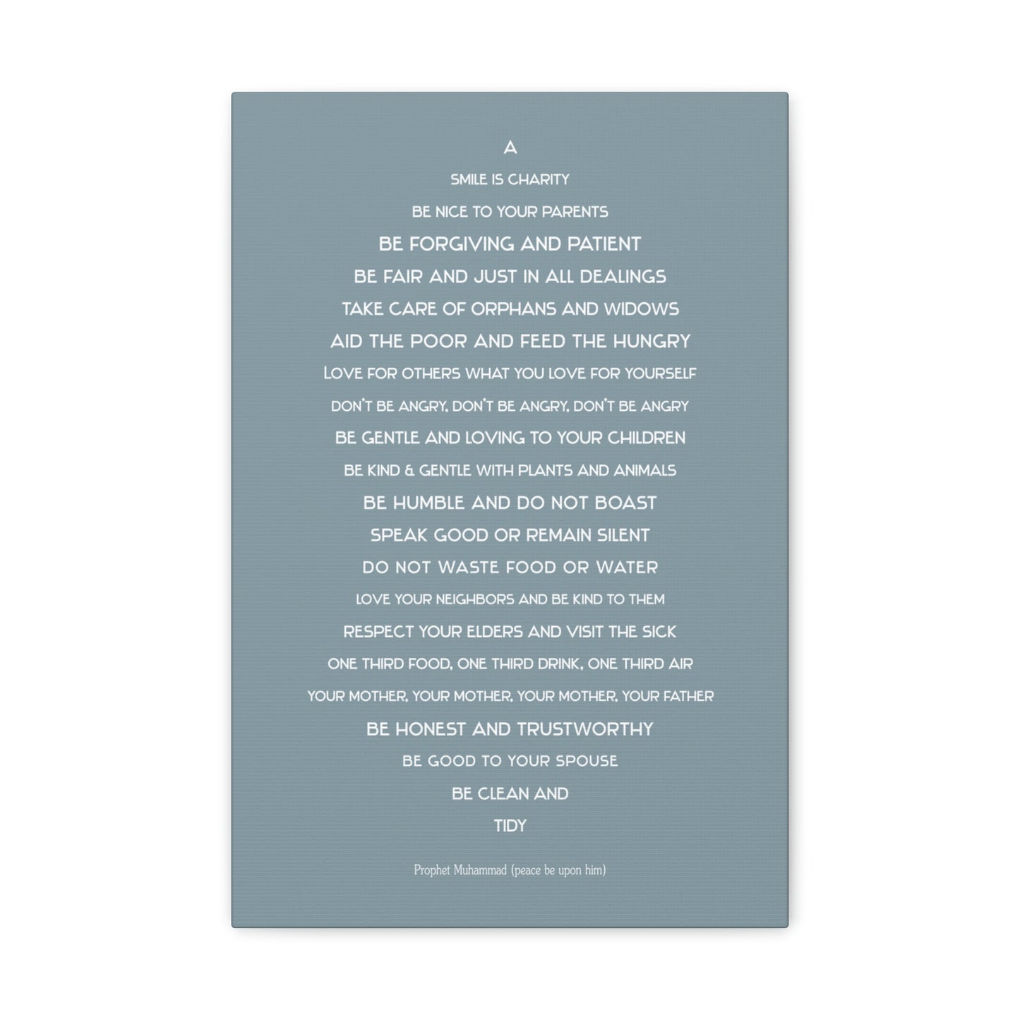 Follow Muhammad Print