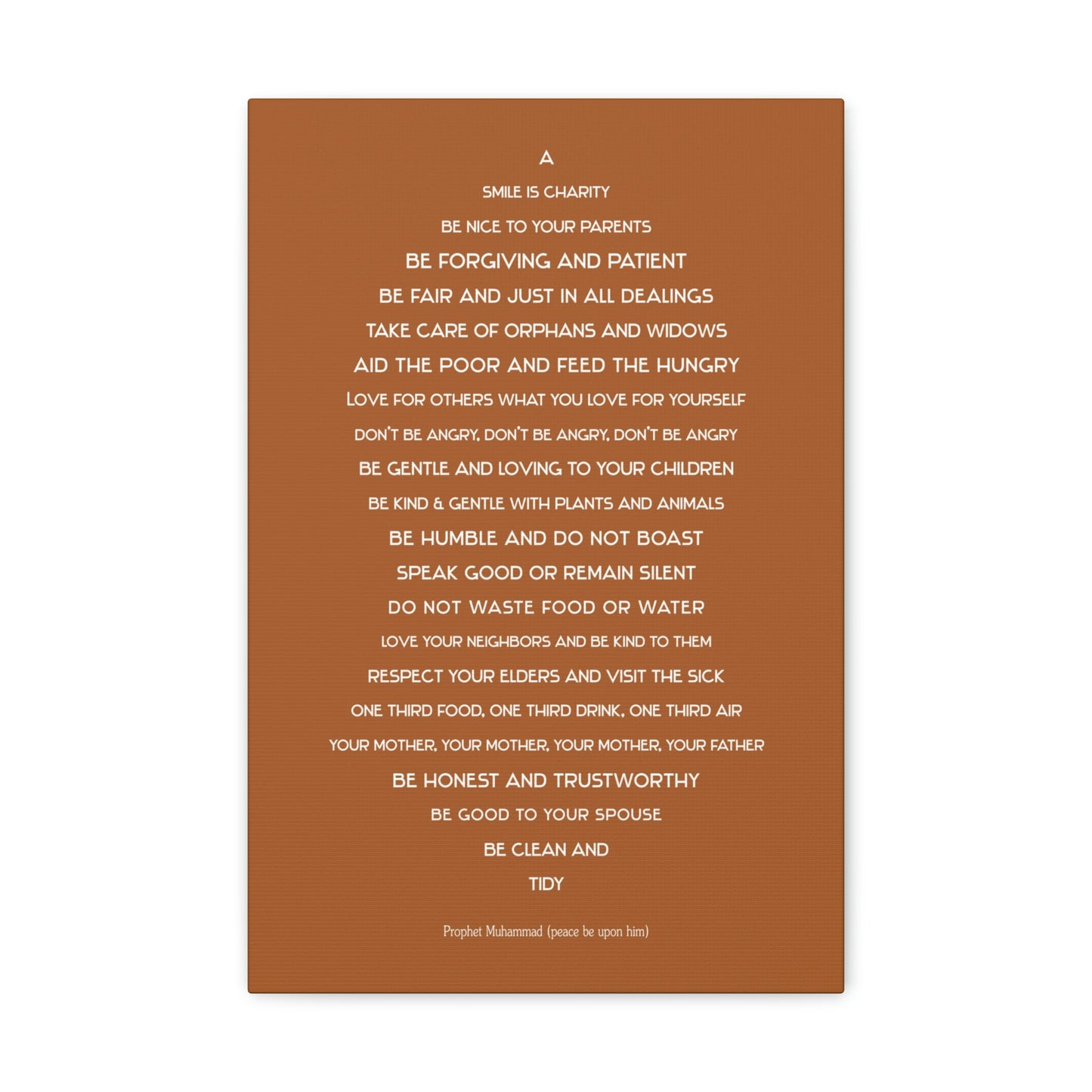 Follow Muhammad Print