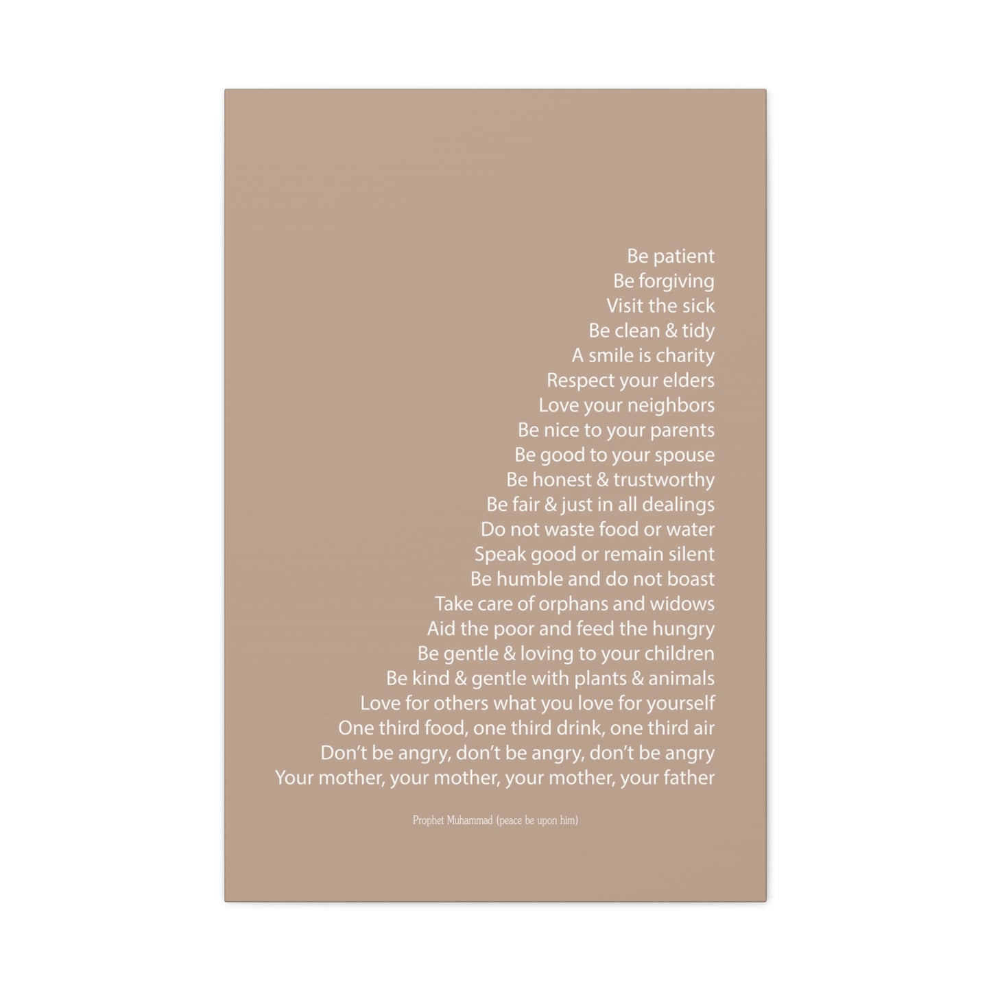Prophetic Advice Print