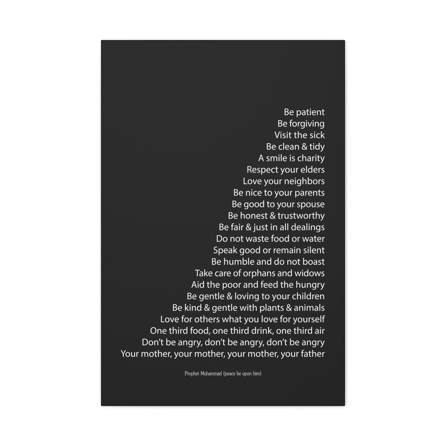 Prophetic Advice Print