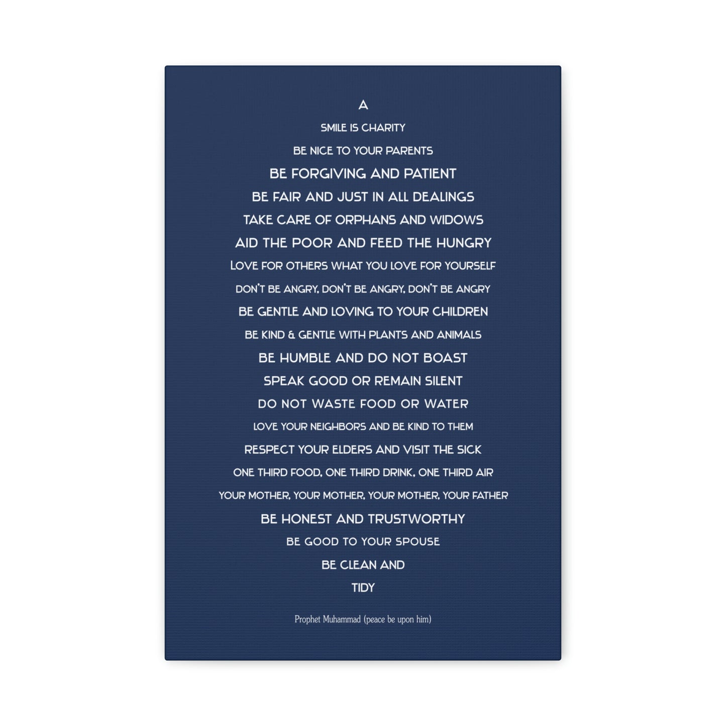 Follow Muhammad Print