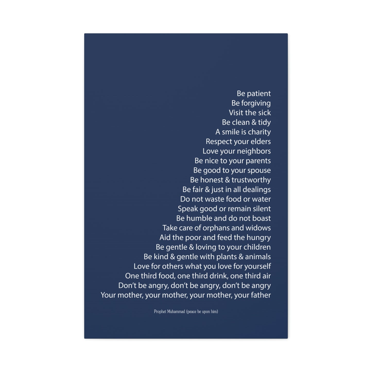 Prophetic Advice Print