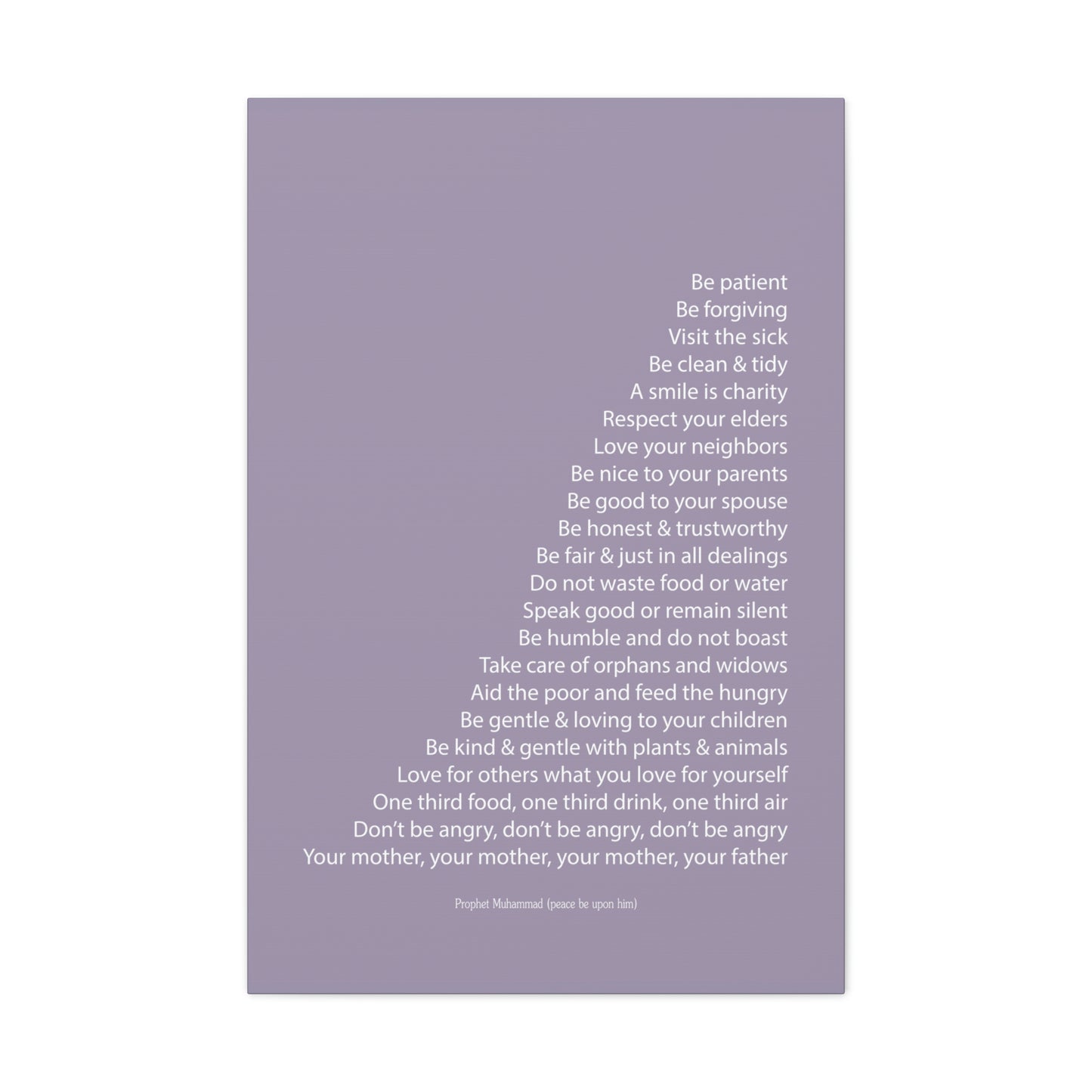Prophetic Advice Print