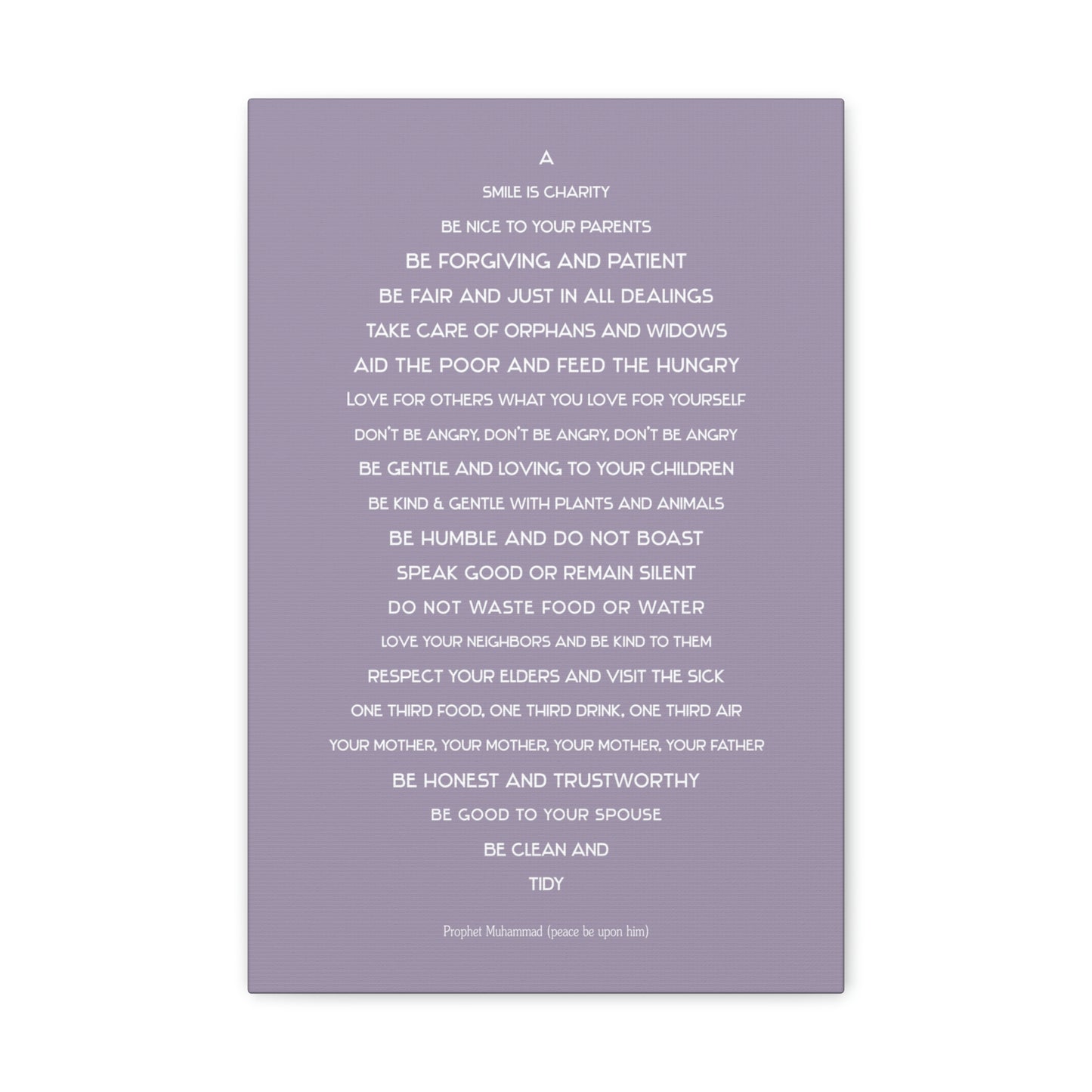 Follow Muhammad Print