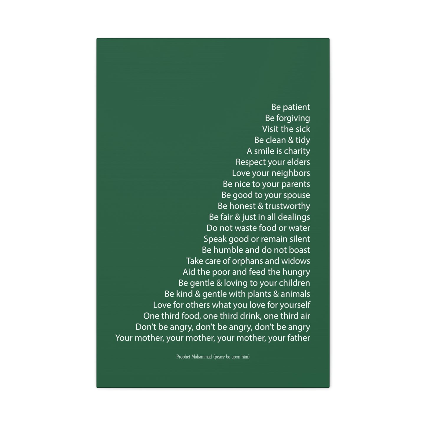 Prophetic Advice Print