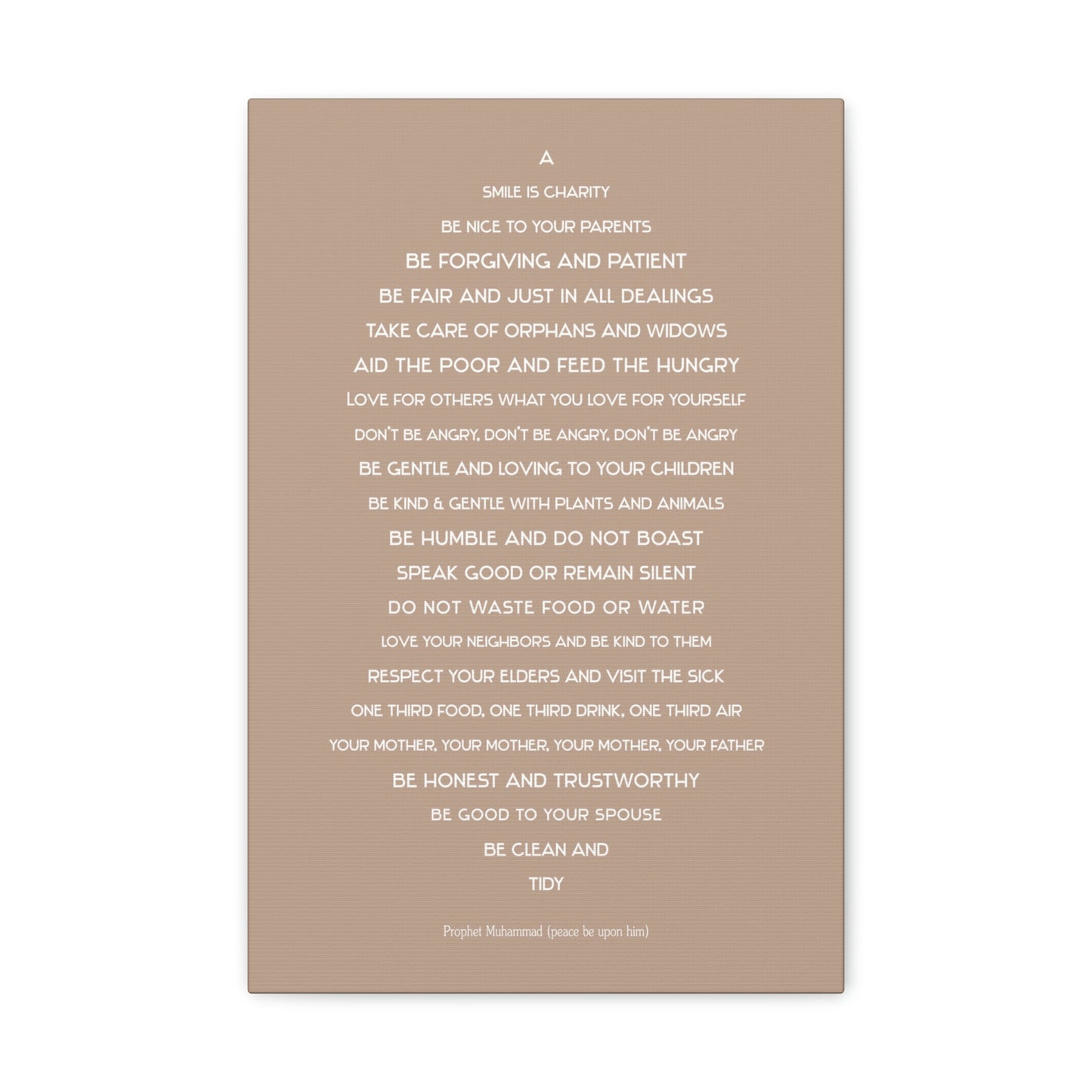Follow Muhammad Print