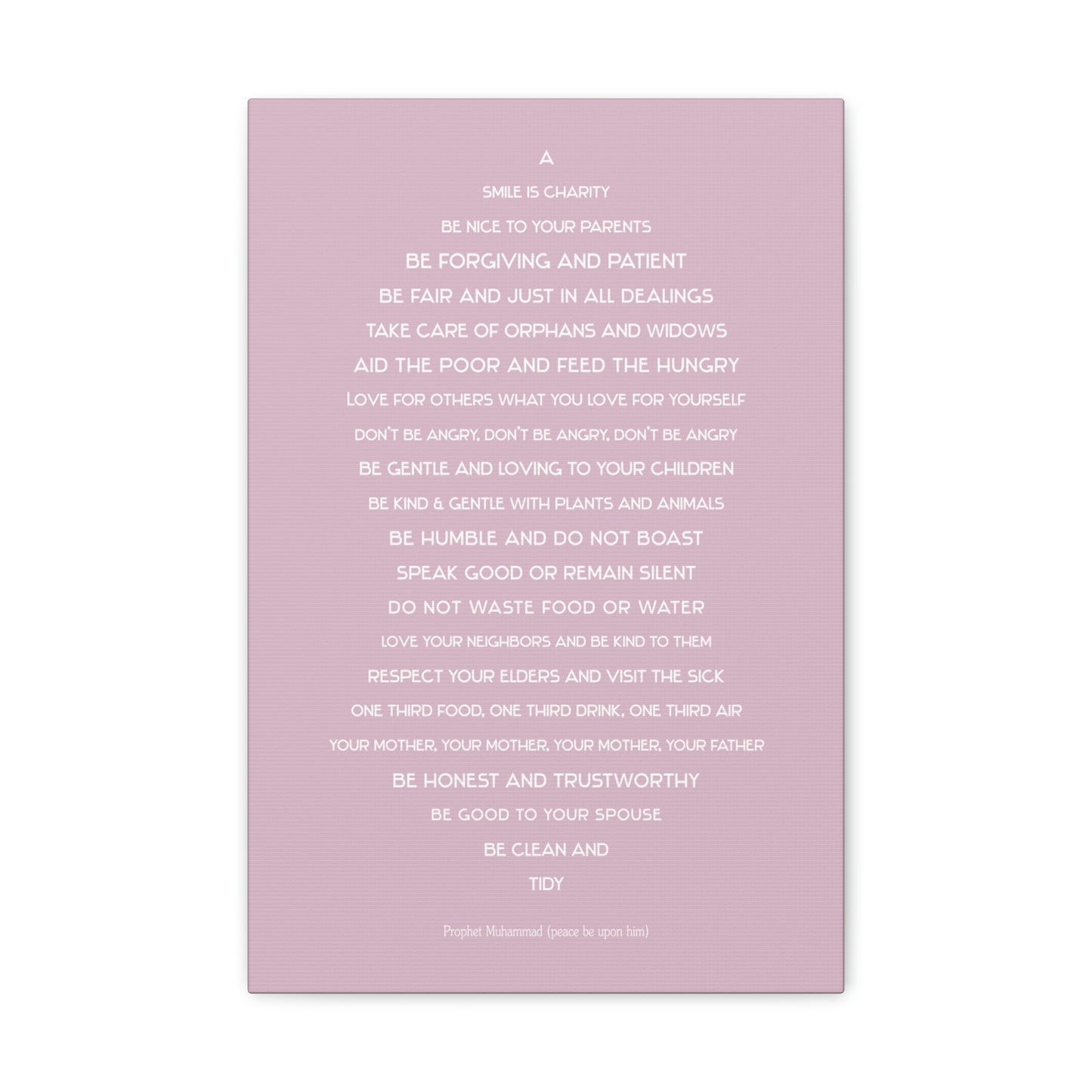 Follow Muhammad Print