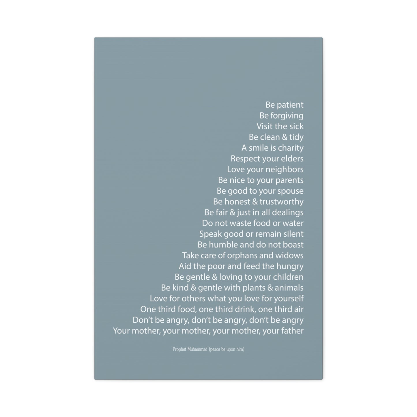 Prophetic Advice Print
