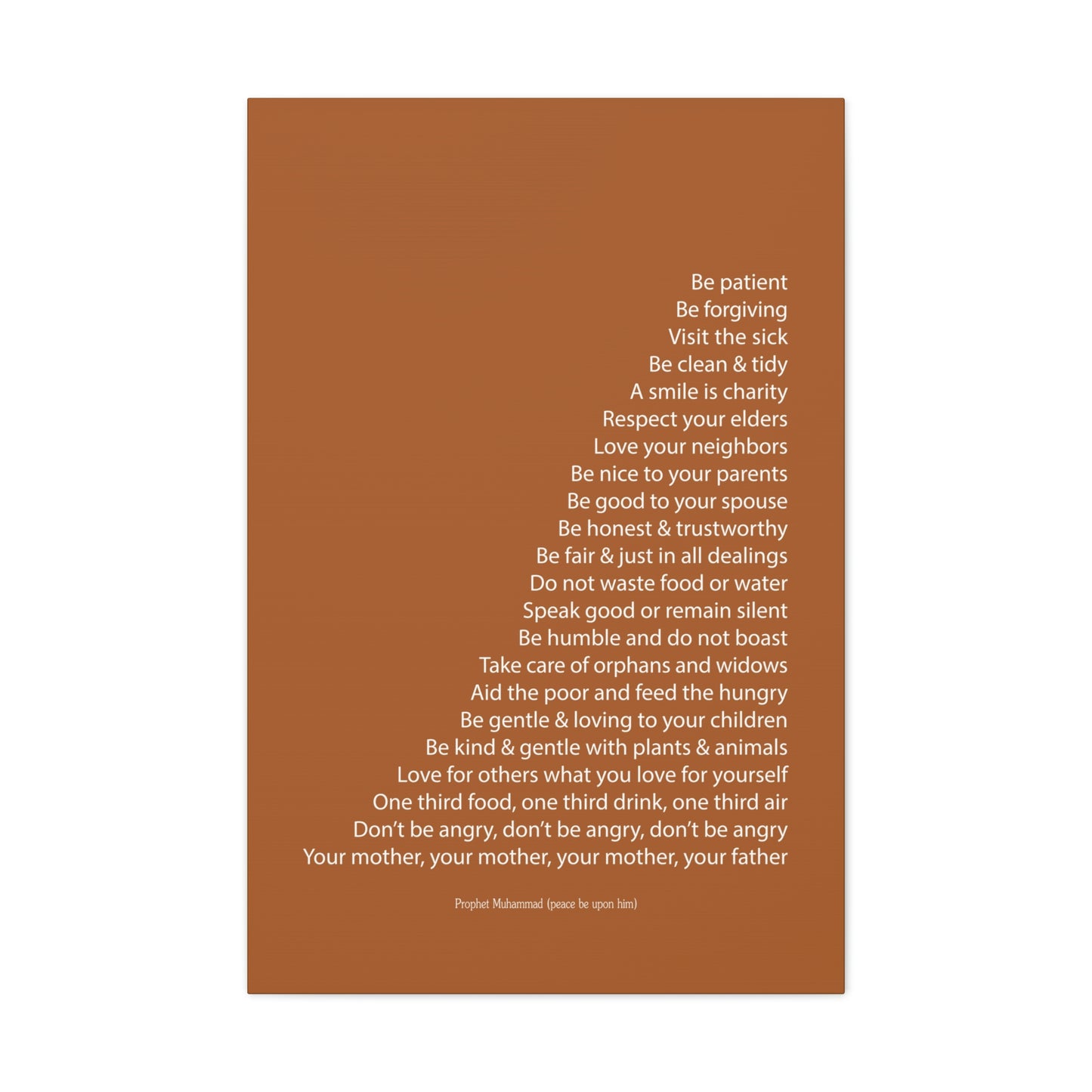 Prophetic Advice Print