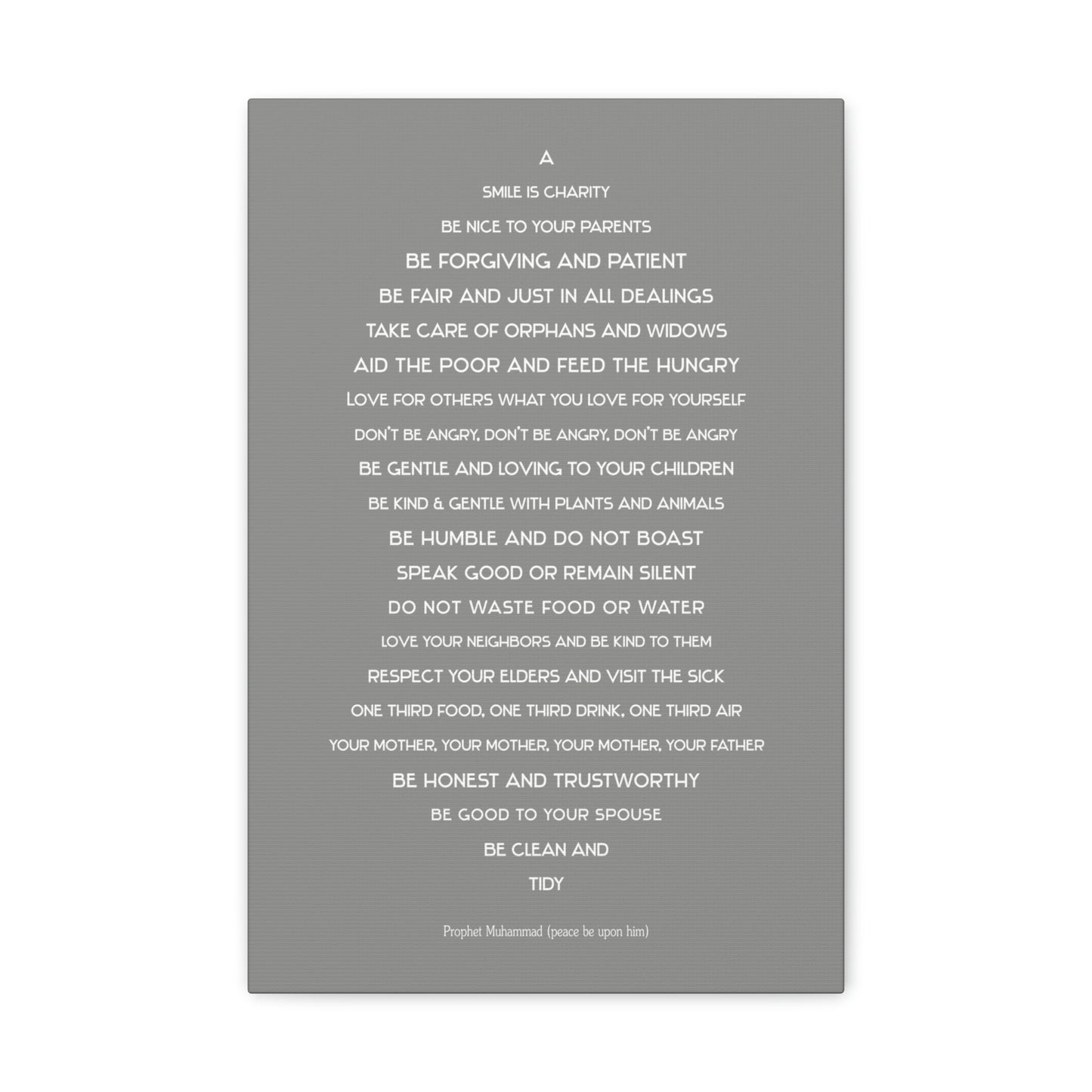 Follow Muhammad Print