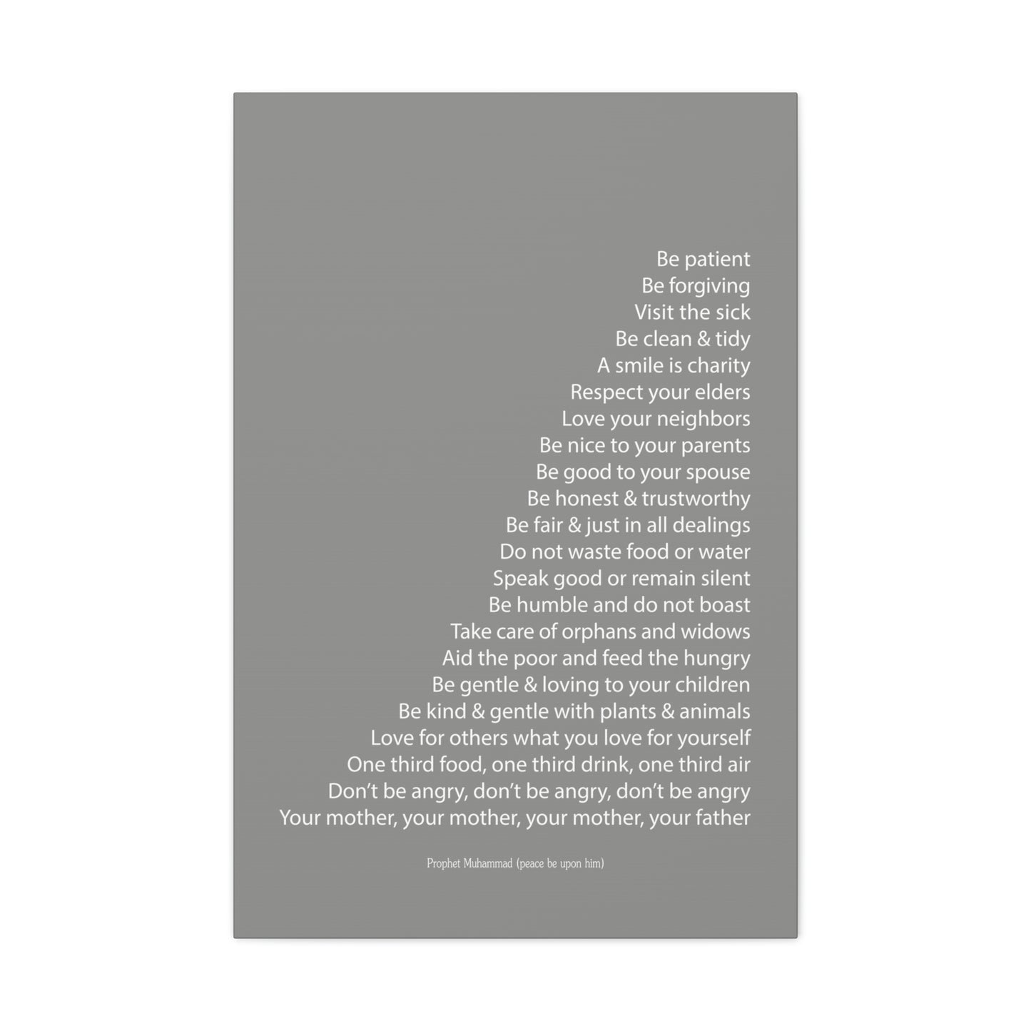 Prophetic Advice Print