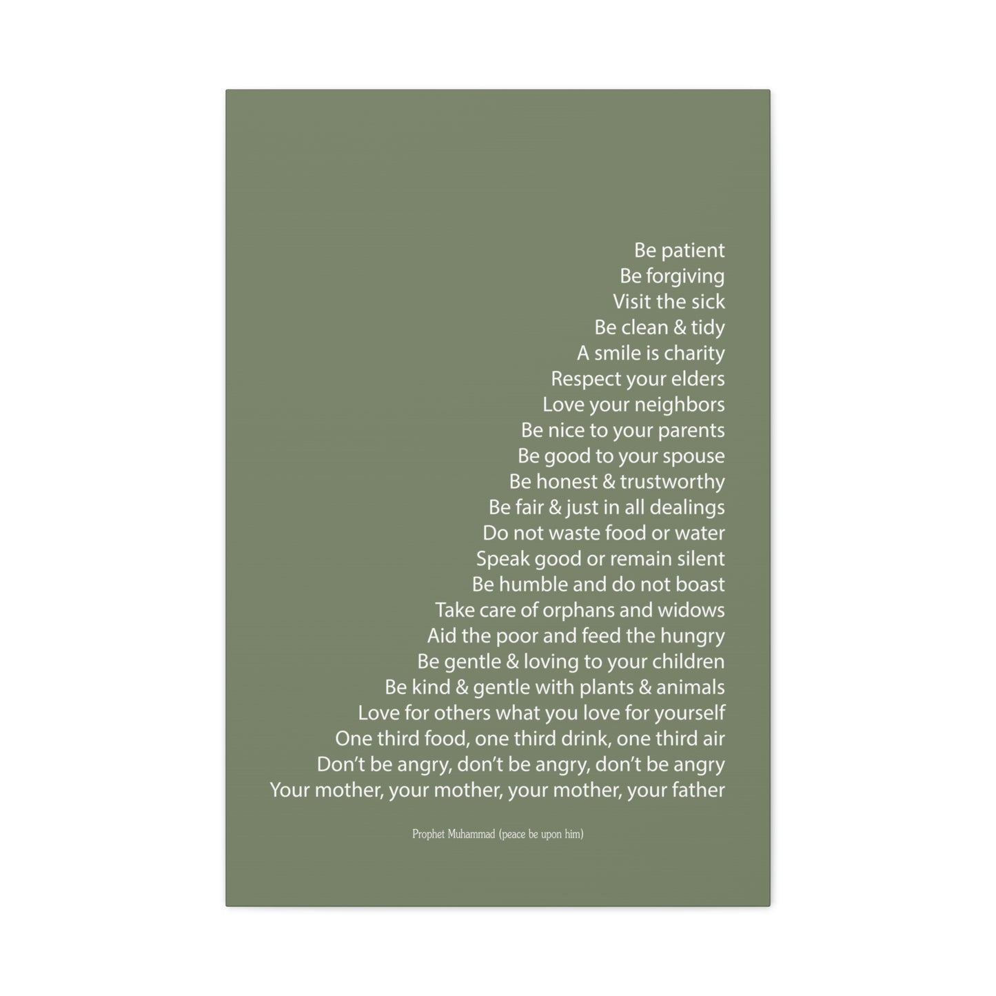 Prophetic Advice Print