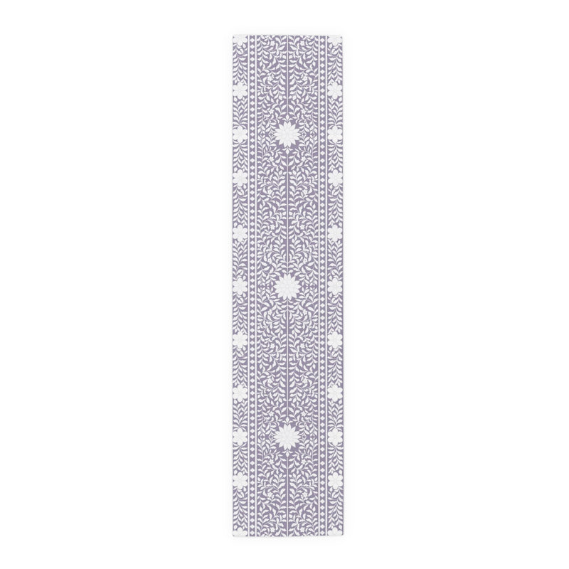 Lavender Bone Inlay Table Runner