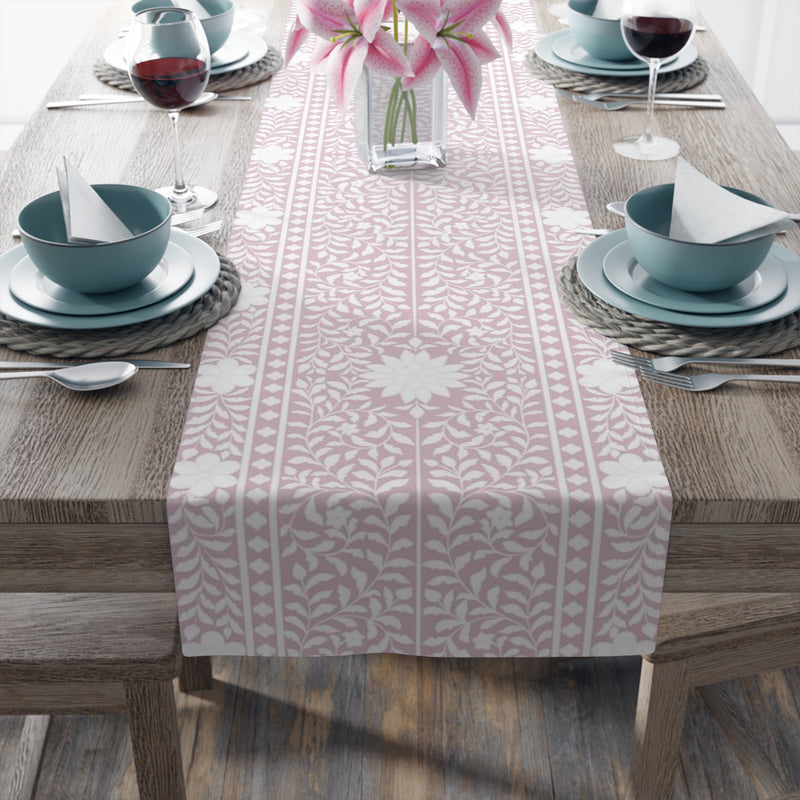 Blush Bone Inlay Table Runner