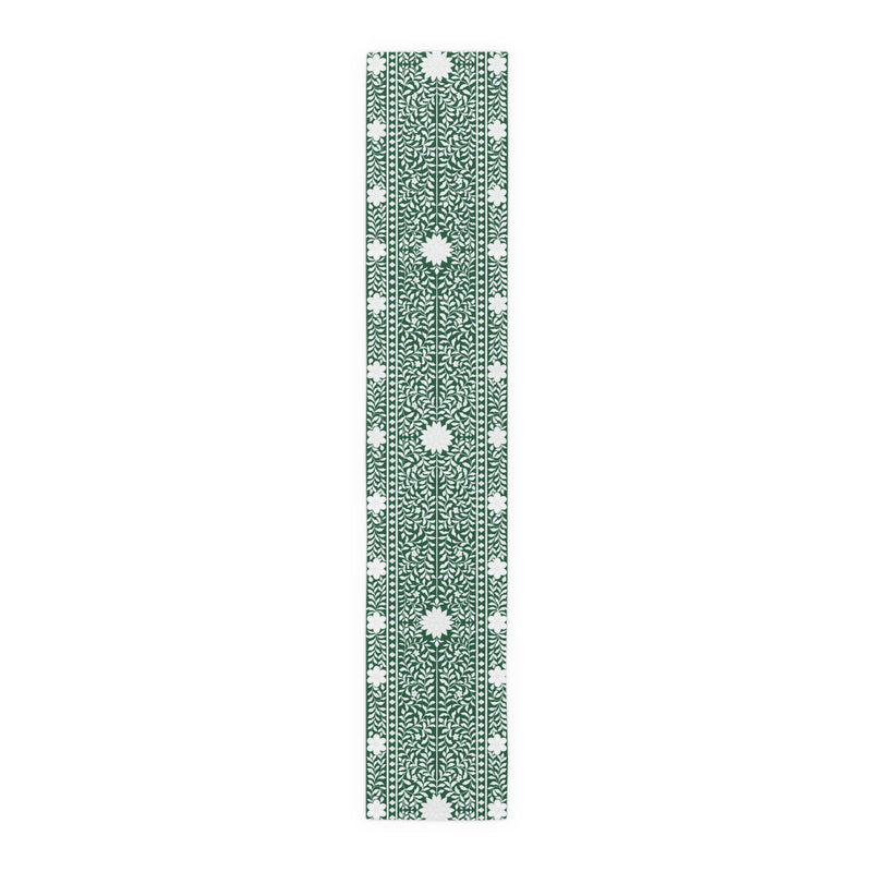 Emerald Bone Inlay Table Runner