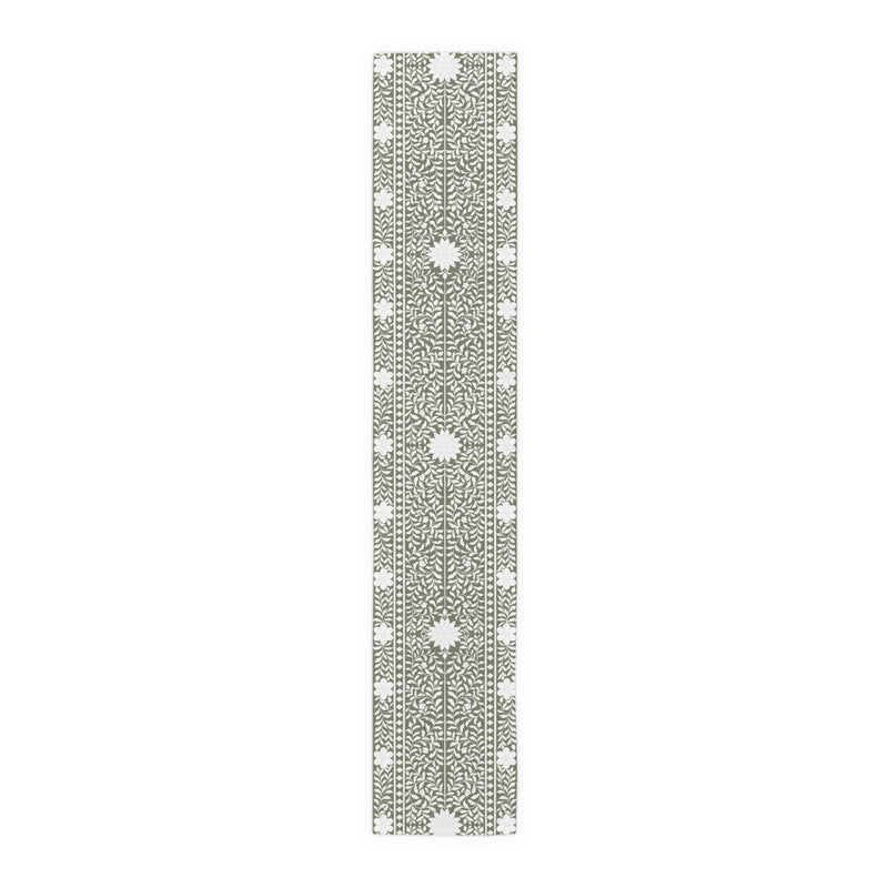 Olive Bone Inlay Table Runner