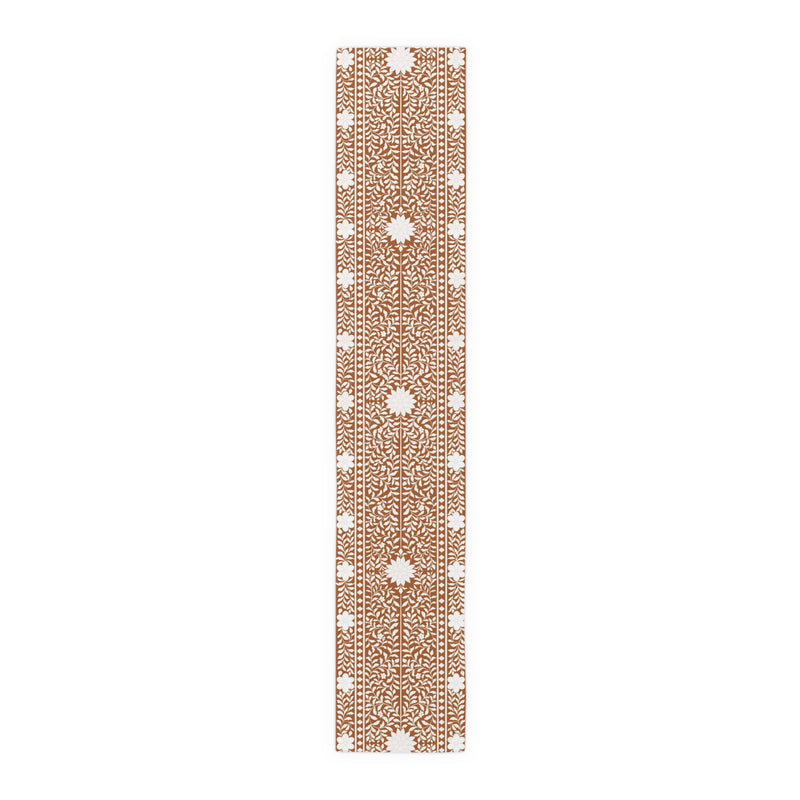 Rust Bone Inlay Table Runner